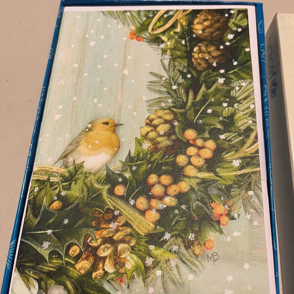Vintage 20 unicef Christmas cards 20 + envelopes all different